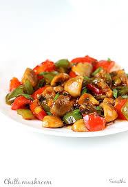 Chilli Mushroom Dry